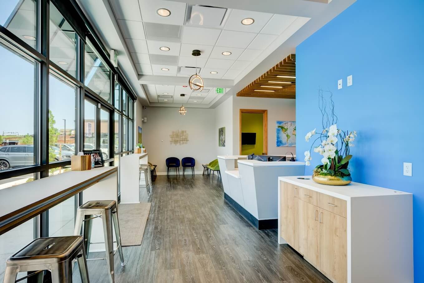 Entrance and waiting area